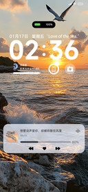 景深 海边轻吟