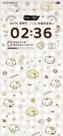 平铺焦糖星星小猫头