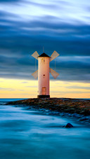 Dramatic Baltic sea scene