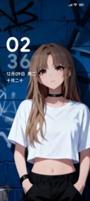 白飒二次元少女