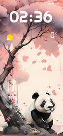 pastel panda