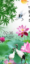花开富贵，竹报平安