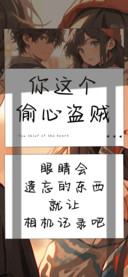 你这个偷心盗贼