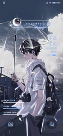 雨暮星河 孤独少年