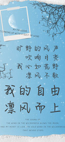 我的自由凛风而上