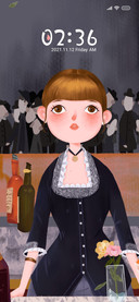 girl in the bar