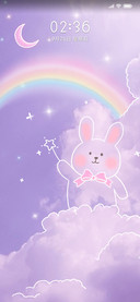 幻紫天空兔