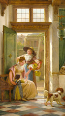 A Cherry Vendor at the Door