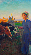画家龙力游作品