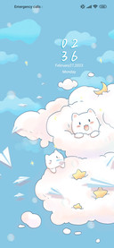Cat on the cloud