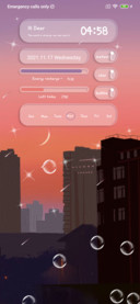 City moonlight