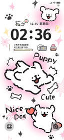 线条小狗星芒多模式