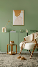 Modern Living Room Interior Composition