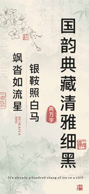 国韵典藏清雅细黑
