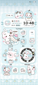 OS薄巧小猫组件