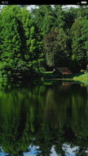清新湖边静谧小屋