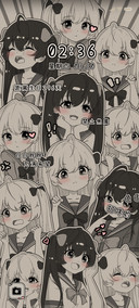 怀旧风漫画少女