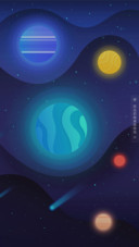 旋转星球