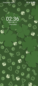 Lucky green clover