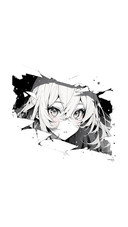 Anime girl cut