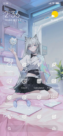 Home cat girl