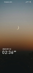 A bright moon