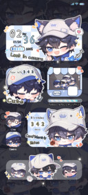 Q Cute Hat Boy