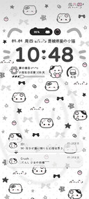 平铺亚系天使小黑猫