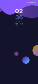 简约紫色波浪