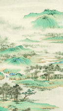 画家刘志明山水作品
