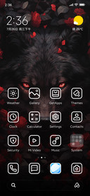 Wolf and Rose