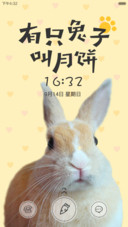 有只兔子叫月饼