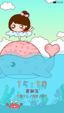 小薇鲸鱼姬（重力+动态锁屏）