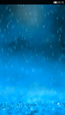 多彩雨滴