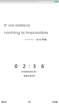 We believe