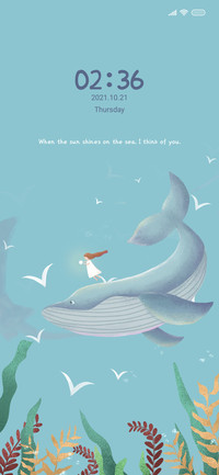 Whale like sea