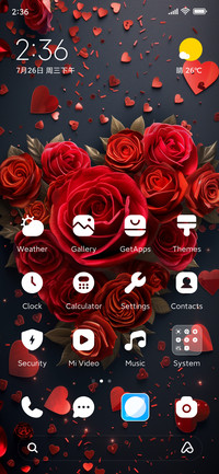 Rose heart