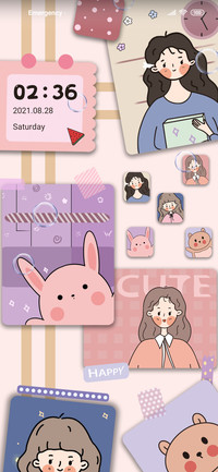 Sticker girl