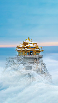A heavy snowfall contributes to henans cultural and