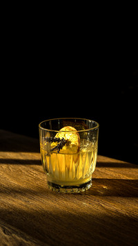 Great alcoholic cocktail, close up