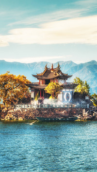迷人的洱海
