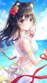 蓝色海边