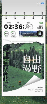 旷野时序漫野见青山