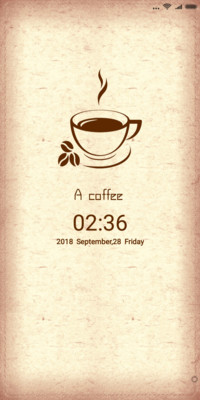 A coffee