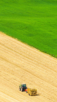 Beautiful view of the farmland