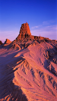 Australia new south wales mungo national park view of a