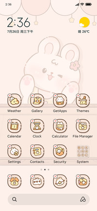 Soft bear rabbit