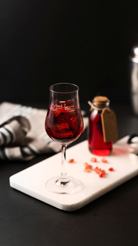 Classic cocktail on dark background