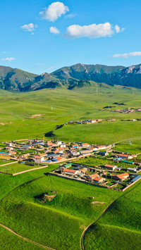 Villages on the grassland