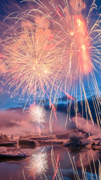 Lagoon fireworks